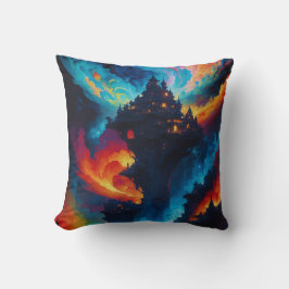 Färgstark värld kudde