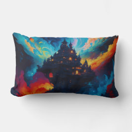 Färgstark värld lumbarkudde