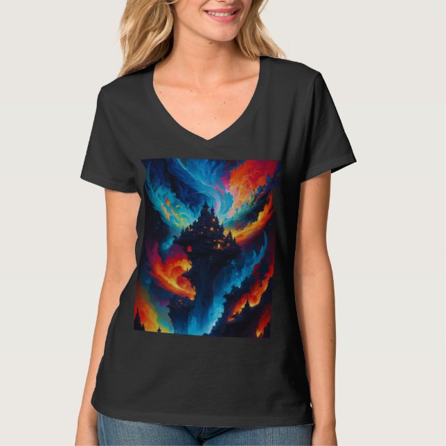 Färgstark värld t shirt (Framsida)