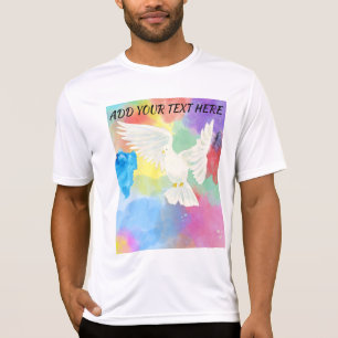 Färgstark vattenfärg Sommar Stänk Make T Shirt