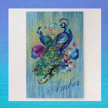 Färgstark vibration Peafowl svan anpassningsbar