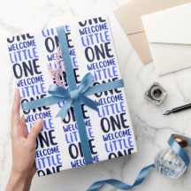 Färgstark "Welcome Little One" babystövel