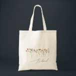 Färgstark Wildblomma | Bridesmaid Tote Bag Tygkasse<br><div class="desc">Den här färgade vilda blomman | Björnhjälpen till säcken är perfekt för din lilla, vismliknande boho-regnbåge sommaren bröllop. Den ljusa, förtjusande rosan, gulten, orangen och blommigten guld färg i ge känner sig som en vintage av minsta möjliga elegant-vår-hippie -trädgård. Den moderna designen är konst och delikat och ger en klassisk,...</div>