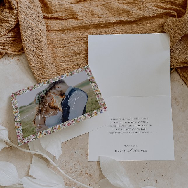 Färgstark Wildblomma | Foto för skuggmappar Tack Kort (Skapare uppladdad)