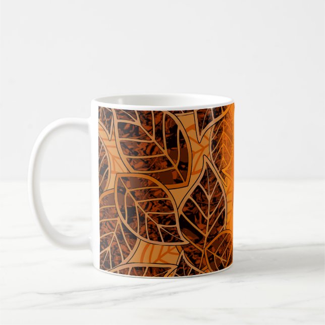 Färgstarka abstrakter, modernt,abstrakt,konst,arti kaffemugg (Vänster)