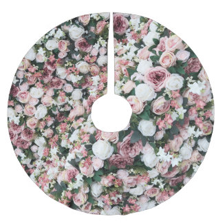 Färgstarka artificiella blommor: levande bakgrund julgransmatta borstad polyester