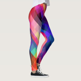 Färgstarka bilder - bekväma målarfärger leggings