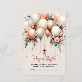 Färgstarka bubblor för babyskor Vita Blommigtar Tilläggskort