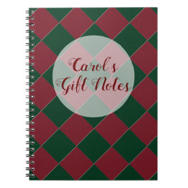 Färgstarka Checkers - Helgdag Hues Anteckningsbok