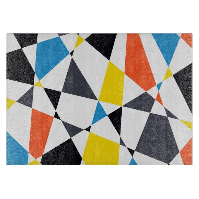 Färgstarka, coola, trendig, moderna geometriska fo (Framsidan)