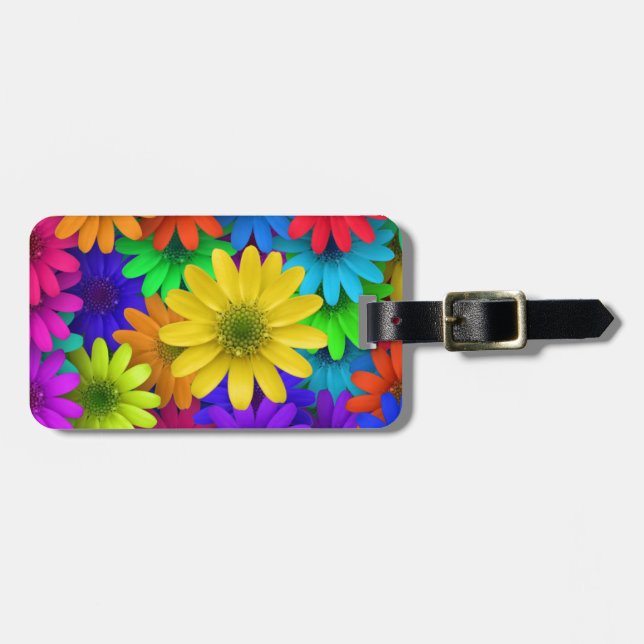 Färgstarka Daisy Bagagebricka (Horisontell Framsida)