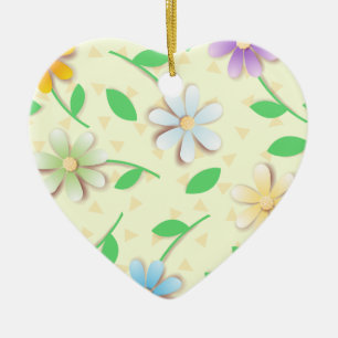 Färgstarka daisy, ornament
