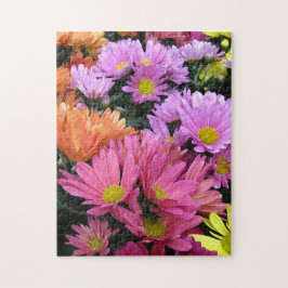 Färgstarka Daisy Pussel