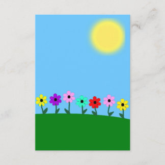 Färgstarka Daisy Tilläggskort