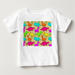 Färgstarka dinosaurier t shirt