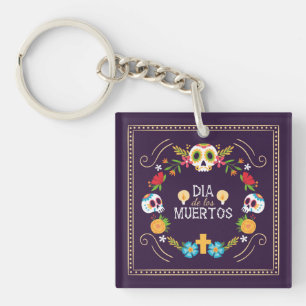 Färgstarka Döskallar för Blommigt Dia de Muertos