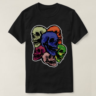 Färgstarka Döskallar T Shirt