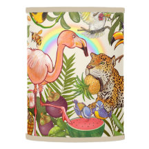 Färgstarka exotiska djur