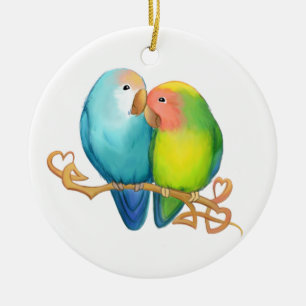Färgstarka fåglar Ornament