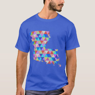 Färgstarka Geometric Triangles New Orleans T Shirt