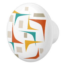 Färgstarka geometriska hörn i modern århundradesmo knopp