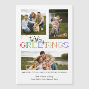 Färgstarka helgdagar, typografi 3-foto