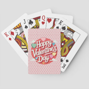 Färgstarka hjärtans hjärta casinokort