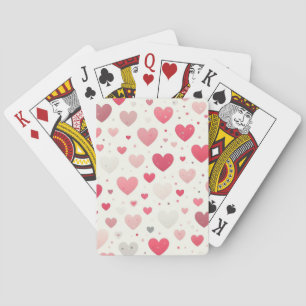 Färgstarka hjärtans hjärta casinokort