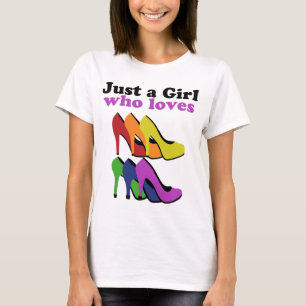 Färgstarka Högklackar T Shirt