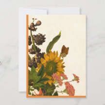 Färgstarka höstblommor Happy thanksgiving