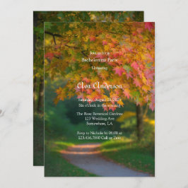 Färgstarka höstdagen Bachelorette Party Inbjudningar