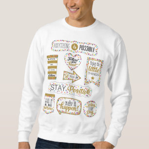 Färgstarka inspirationsofferter lång ärmad tröja
