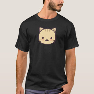 färgstarka japanska för manar kvinnliga kattbarn i t shirt