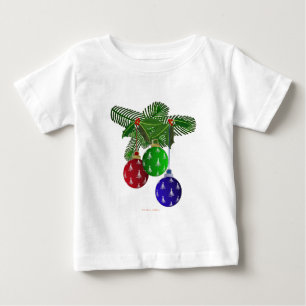 Färgstarka Julgran-dekorationer Tee Shirt