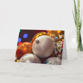 Färgstarka julprydnader kort