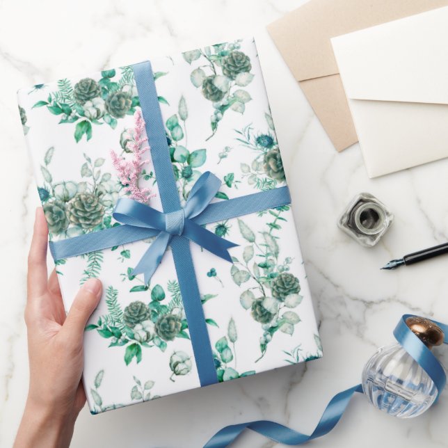 Färgstarka julsymboler mönster nr 4 presentpapper (Gifting)