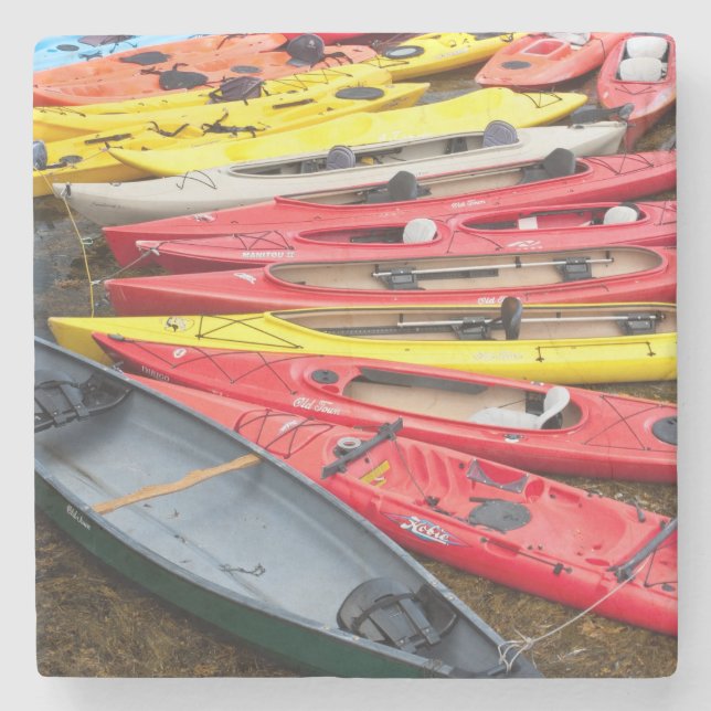 färgstarka Kayaks Stenunderlägg (Framsidan)