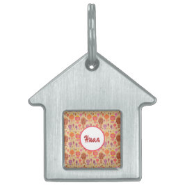 Färgstarka kinesiska Lanternor ID-bricka Husdjur