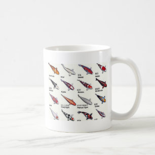 Färgstarka koifisksorter Nishikigoi Asian Art Kaffemugg