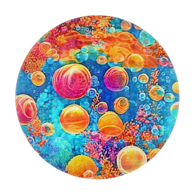 Färgstarka korallrevsbubblor (Framsidan)