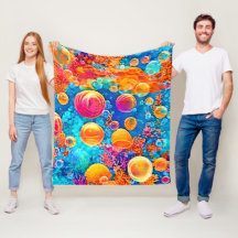 Färgstarka korallrevsbubblor