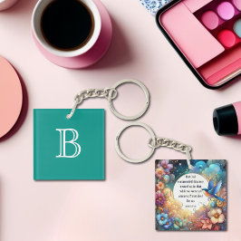 Färgstarka kristna nyckelkedjor, romer 5:8 Verse