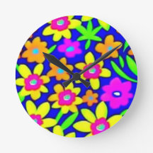 Färgstarka levande blommor