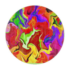 Färgstarka, levande utdrag Mönster