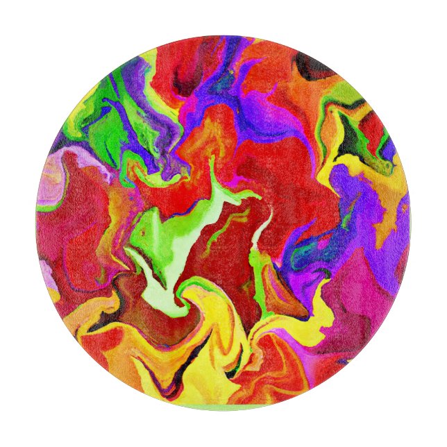 Färgstarka, levande utdrag Mönster (Framsidan)