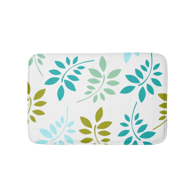 Färgstarka löv - badrumsmatta (Framsidan)