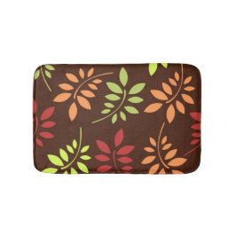 Färgstarka löv - badrumsmatta