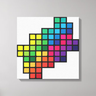 Färgstarka Löv Canvastryck