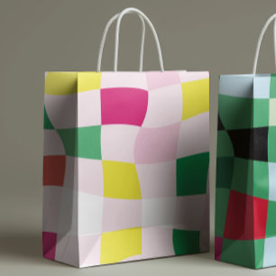 Färgstarka moderna Tartan Play Blockerar jul
