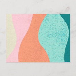 Färgstarka moderna vykort